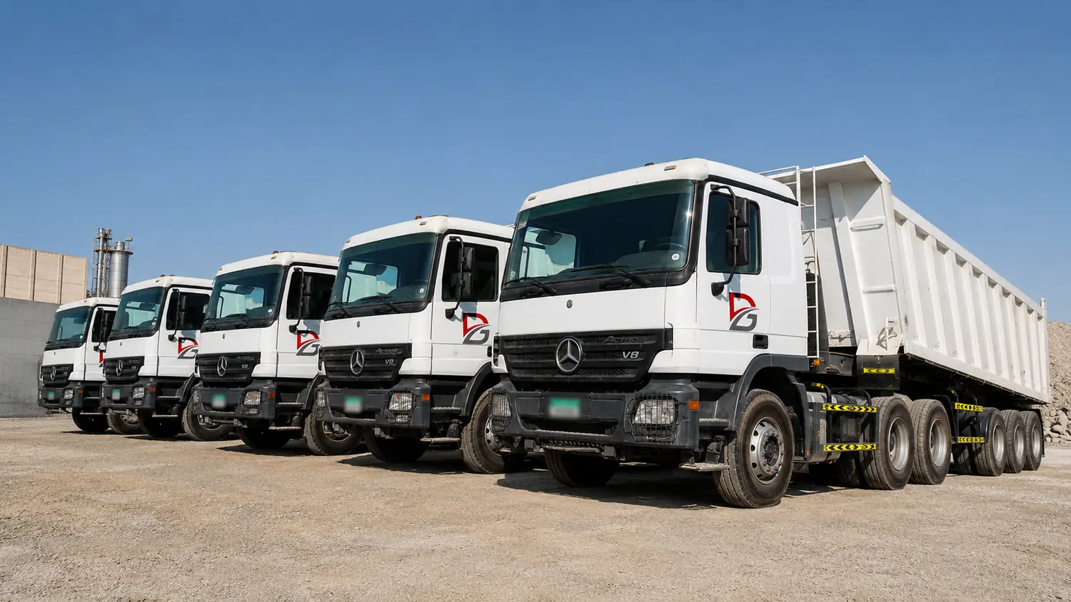 Domus Al Khaleej dump truck fleet